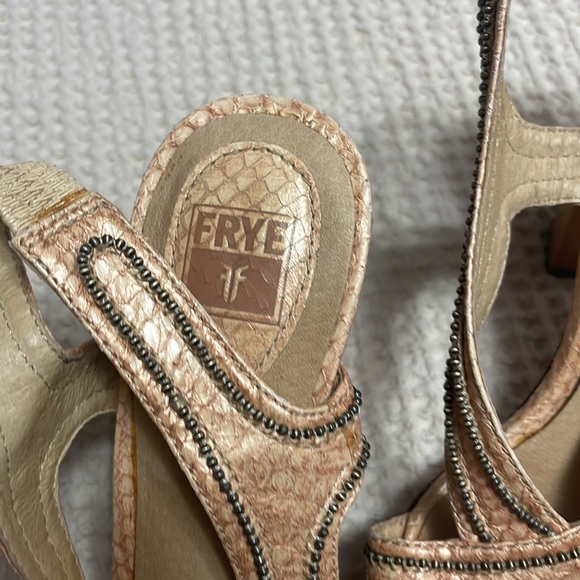 FRYE GERRY METAL BEADS SLINGBACK HEEL - Picture 4 of 7